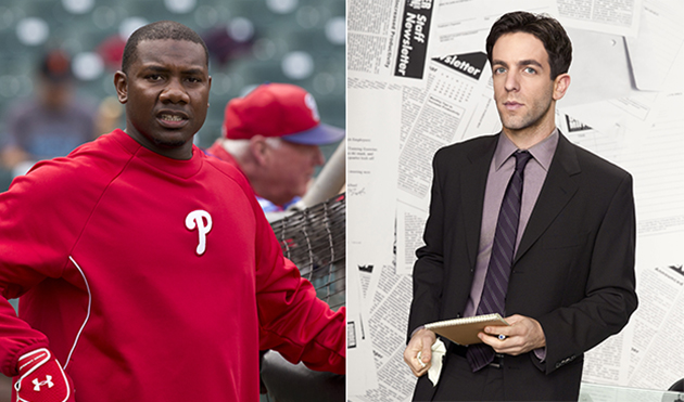 Ryan Howard made a guest appearance on 'The Office,' which