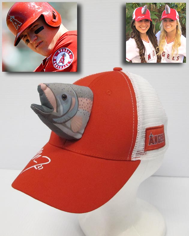 Los Angeles Angels Mike Trout Fish Trucker Hat MLB for Sale in Ontario, CA  - OfferUp