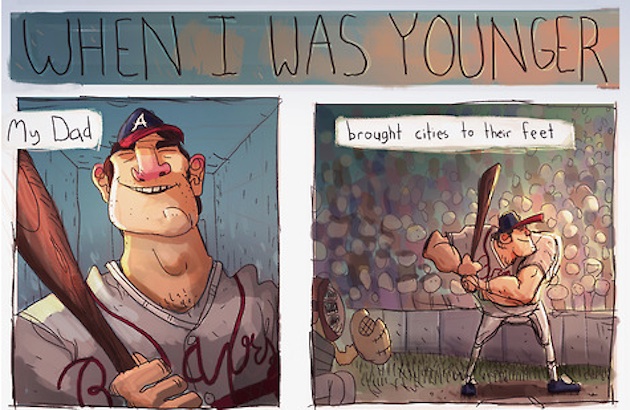 Dale Murphy's son draws great cartoon in support of Hall of Fame dad