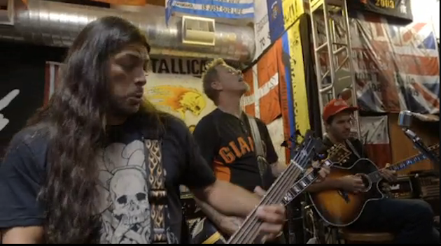 Enter Zitoman! Giants' Barry Zito jams with Metallica