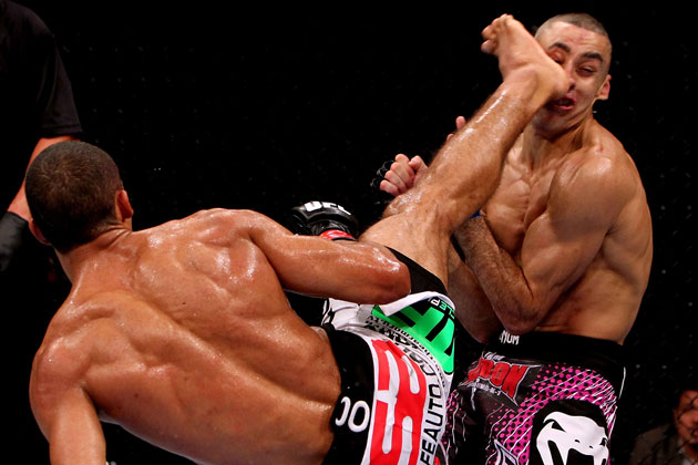 Edson Barboza posts ‘KO of the Year’ finish of Terry Etim at UFC 142 ...