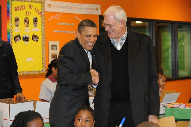 Barack Obama played Election Day basketball game with Scottie Pippen