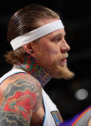 Chris 'Birdman' Andersen gets new tattoo asking for war, not peace