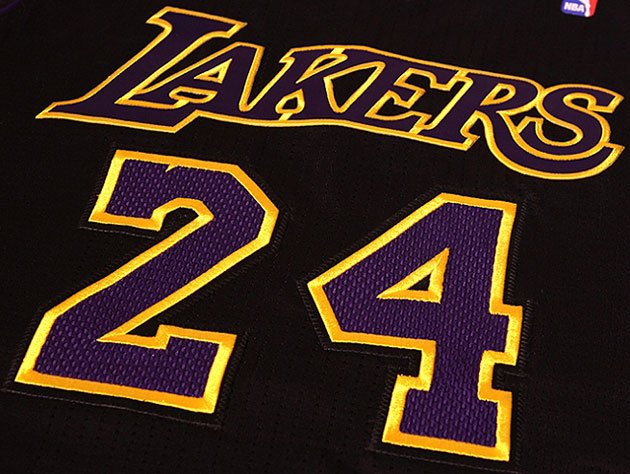 The Los Angeles Lakers introduce black 'Hollywood Nights' alternate jerseys  (Photos)