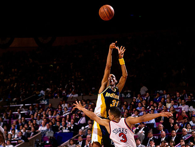 reggie miller shooting