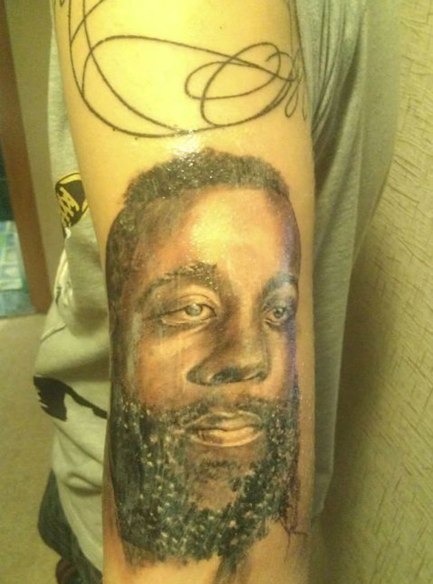 James Harden Responds To Viral Black Jesus Tattoo