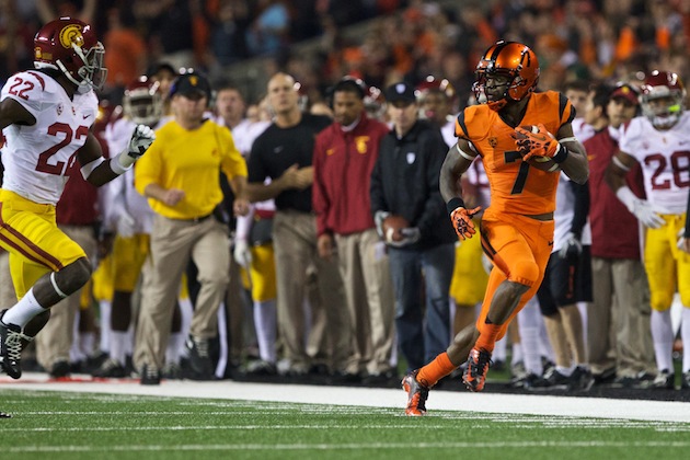 Former Oregon State star Brandin Cooks quickly embraces leadership