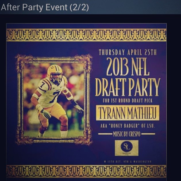 Tyrann Mathieu on X: HUMBLED TO HAVE THE MATHIEU PLAYERS LOUNGE