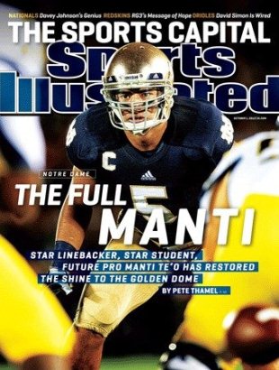 Manti Te'o helps get Notre Dame back on the cover of Sports Illustrated