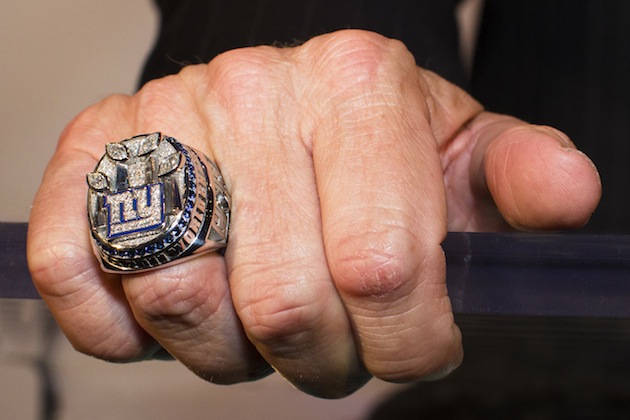 New York Giants receive Super Bowl XLVI rings