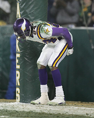 Randy Moss Moon at Lambeau Field 