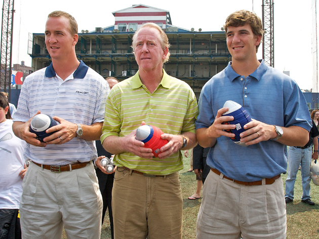 : Peyton Manning Eli Manning Archie Manning Triple