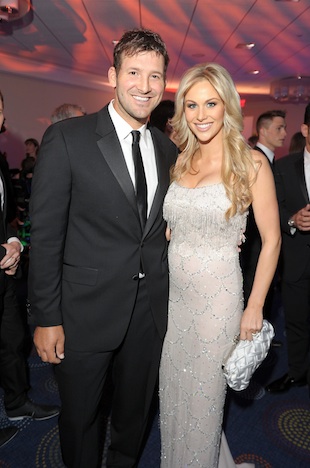 Tony Romo and Candice Crawford make first appearance since baby's birth  (PHOTOS)