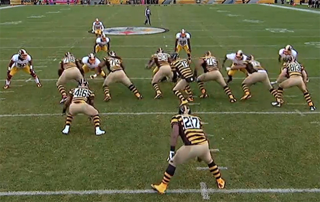 Give the Pittsburgh Steelers a break. Those retro uniforms are the future, NFL