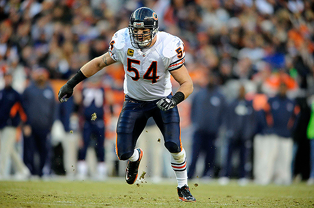 BRIAN URLACHER CHICAGO BEARS PLAYOFF ABSOLUTE #14 2002