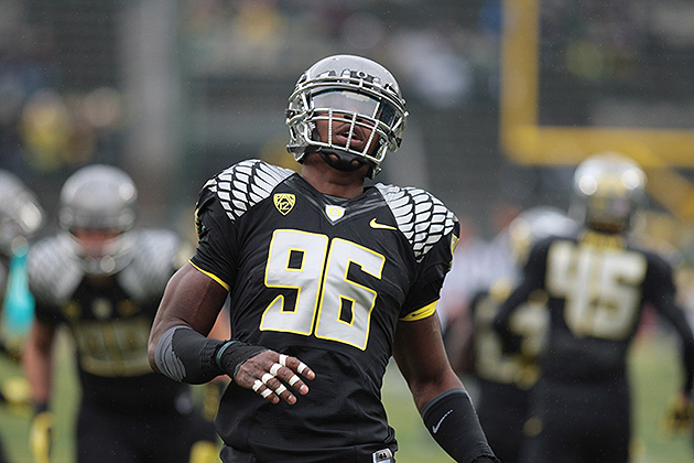 Dolphins trade up to No. 3 pick, select Oregon DE Dion Jordan