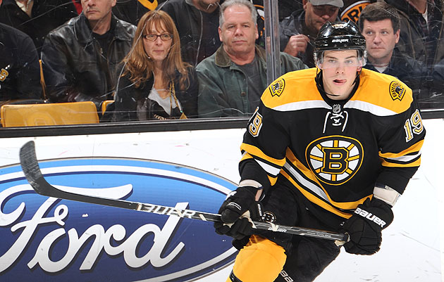 No. 2 draft pick Tyler Seguin takes to ice for Boston Bruins