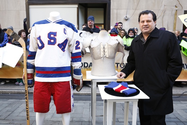 Jersey & Stick of 1980 U.S. Olympic Captain in 'Miracle on Ice