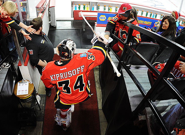 Flames will retire Miikka Kiprusoff's jersey ahead of Penguins game next  season