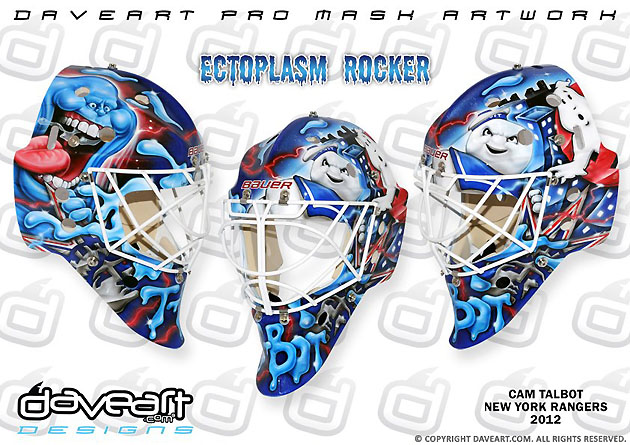 Rangers goalie Cam Talbot's newest mask is an amazing tribute to  'Ghostbusters