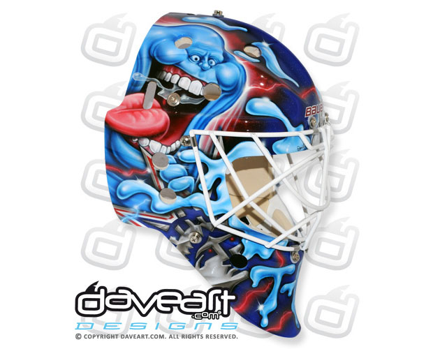 LOOK: Cam Talbot's new Ghostbusters goalie mask glows in dark 