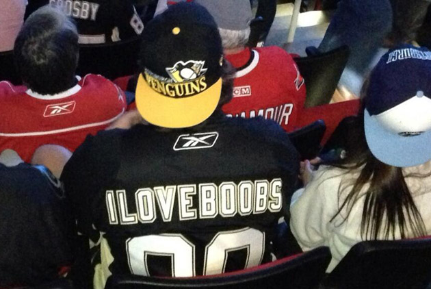 Jersey Fouls Extra: Thanks for the mammaries, Pittsburgh Penguins fan