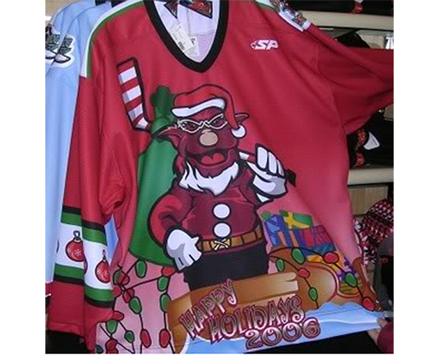 Behold the Reading Royals ugly Christmas sweater jerseys (Photo)