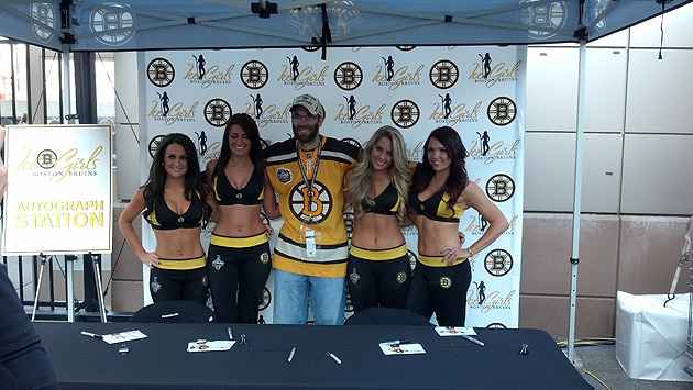 GRIN AND BEAR IT! Share Boston Bruins fan photos