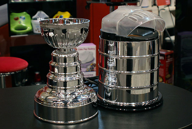 We must possess this Stanley Cup Popcorn Popper (Puck Treasures)