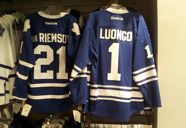 Roberto Luongo Toronto Maple Leafs jersey on sale in Ontario; why, exactly?