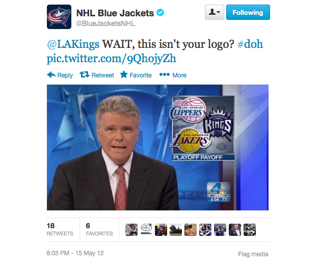 Twitter's oddest hockey Bromance: Los Angeles Kings and #Lumbus