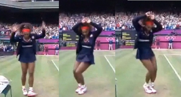 Serena Williams did the crip walk after winning gold (PHOTOS) Yahoo