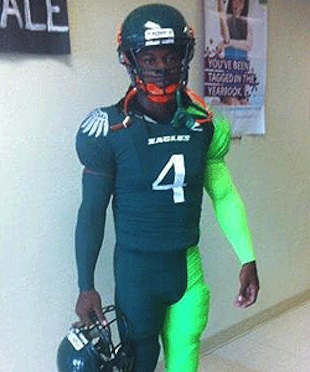 Flo Rida donates a contender for worst football uniform of all time to his  high school alma mater