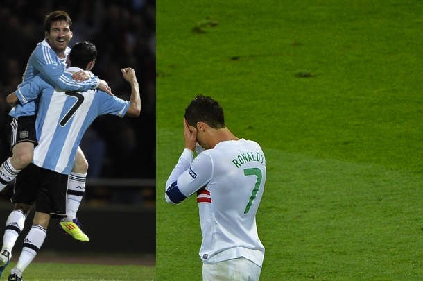 Turned the recent Ronaldo X Messi picture, to reflect their true selves. :  r/StableDiffusion