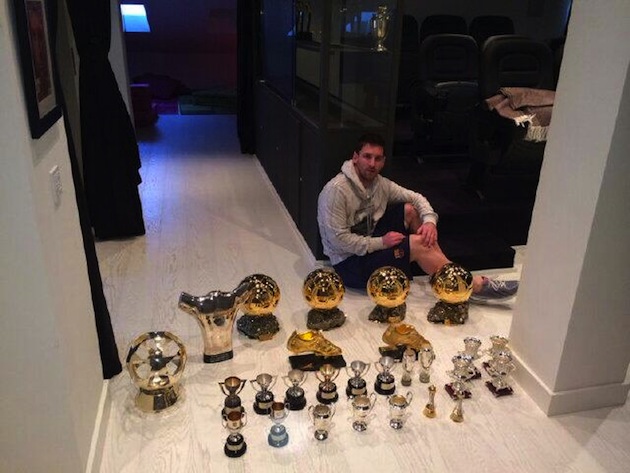 Messi Trophies Room