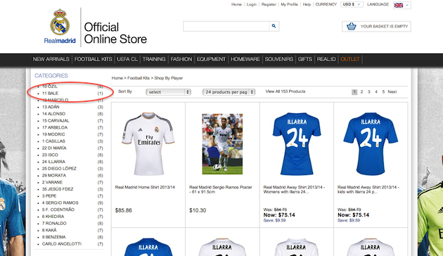 Gareth Bale, Official Website