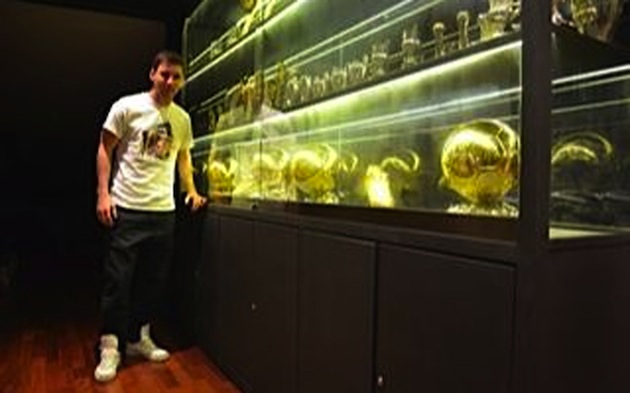 Messi Trophies Room