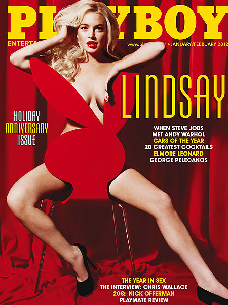 Playboy releases Lindsay Lohan issue from custody a week early