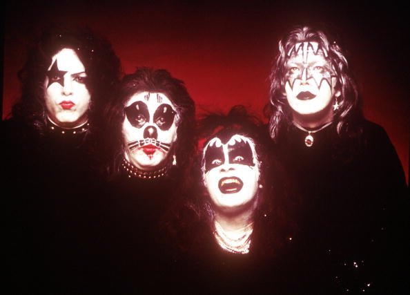 kiss band face paint