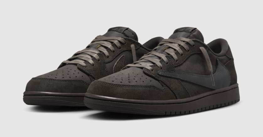 Official Look at the 'Velvet Brown' Travis Scott x Air Jordan 1 Low