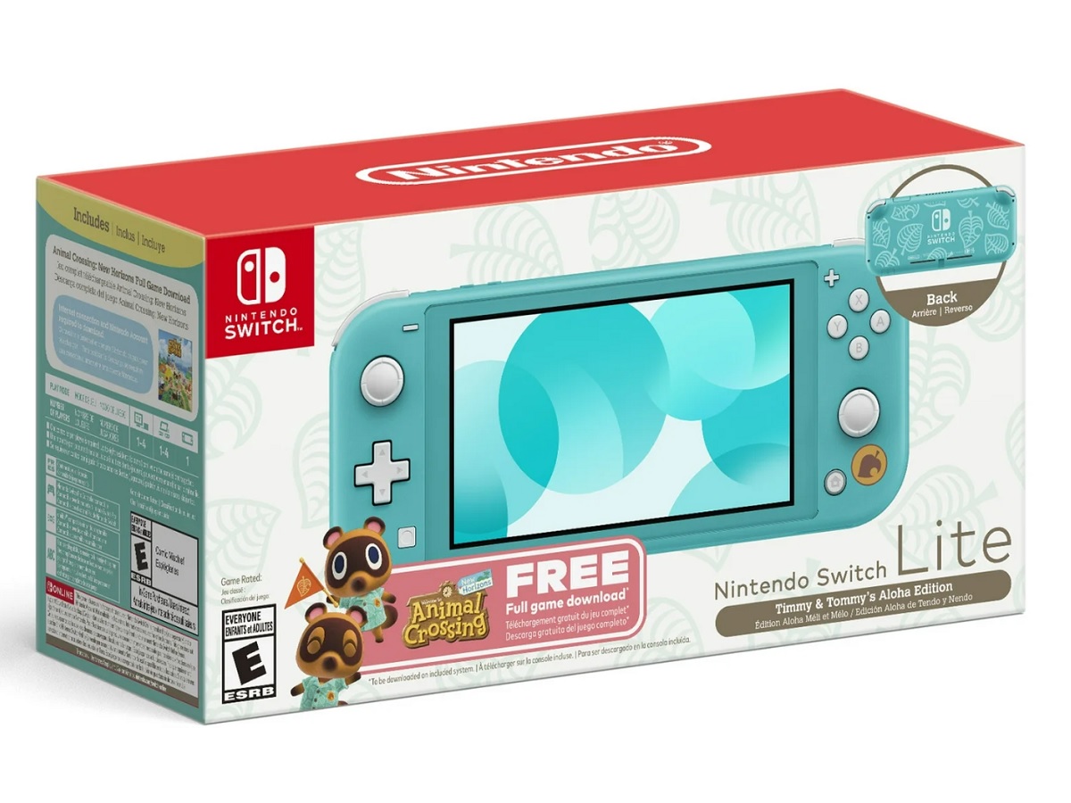 The Nintendo Switch Lite with Animal Crossing is on sale today