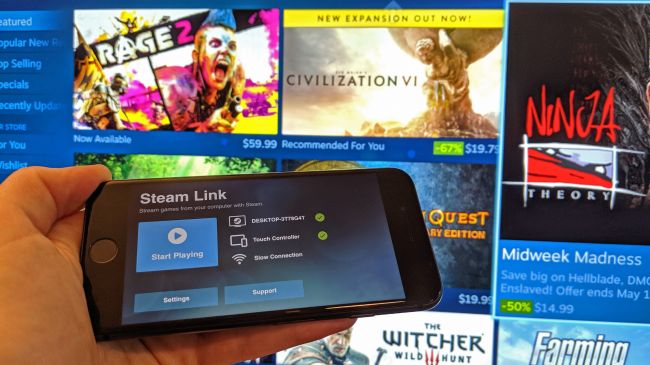 Steam Link 在ios 上架了 手機玩steam 遊戲不是問題 Yahoo奇摩遊戲電競