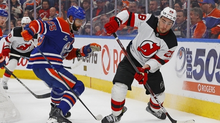Devils pick up back-to-back road wins after holding on to 2-1 victory over Oilers