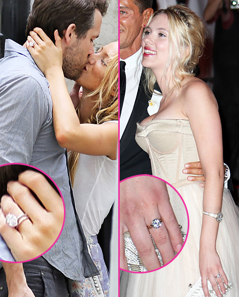 Blake Lively Vs. Scarlett Johansson: Compare Their Engagement Rings!