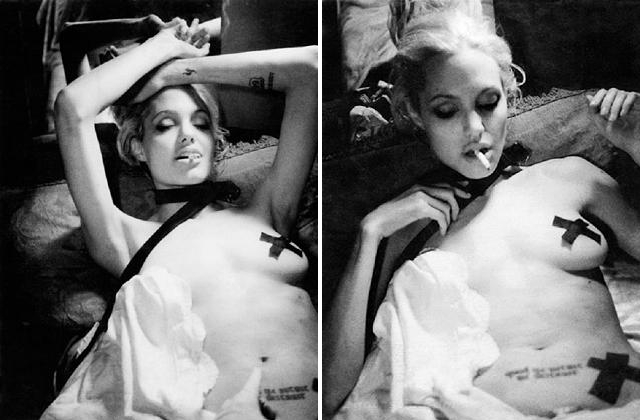 640px x 420px - Salen a la luz las fotos 'porno' de Angelina Jolie
