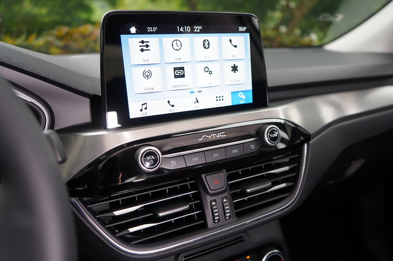 Focus配置的SYNC 3除了支援聲控操作及Apple CarPlay與Android Auto，中文衛星導航也直接列為標配