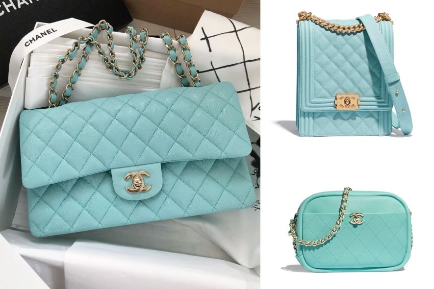 chanel tiffany blue bag 2018