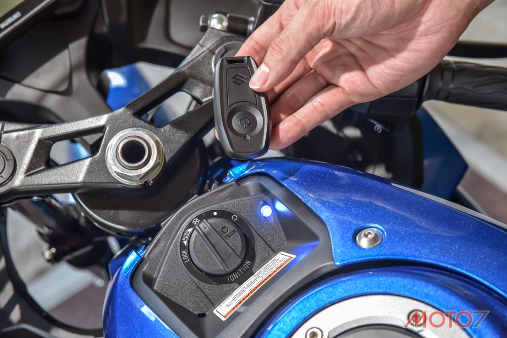 GSX-R150搭載Keyless系統。