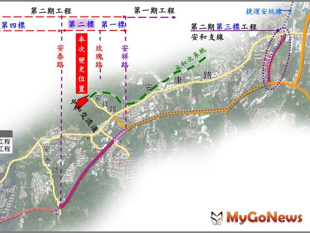 興建安坑一號道路玫瑰路至安泰段延伸段啟動，道路用地範圍都市計畫變更圖：新北市政府