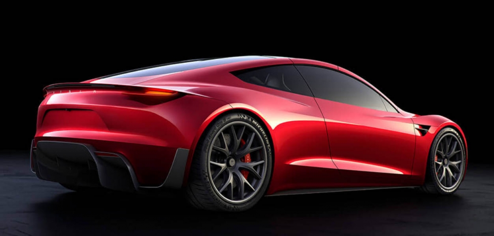Tesla Roadster預計在2020年量產，售價20萬美元起跳（折合台幣約600萬元）。圖片來源：Tesla